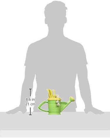 Green Toys Watering Can, Green 4C - Pretend Play, Motor Skills, Kids Outdoor Role Play Toy. No BPA, phthalates, PVC. Dishwasher Safe, Recycled Pla...
