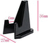 10 Pieces Acrylic Easel Plate Stands Easel Display Stands Mini Coin Display Holder Coin Medals Display Holders Badge Show Stand Exhibit Mount(Blac...