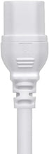 Monoprice Heavy Duty Power Cord - NEMA 5-15P to IEC 60320 C15, 14AWG, 15A/1875W, 125V, SJT, 8ft, White...