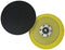 Lake Country Dual-Action 6” Backing Plate - Flexible Polishing Pad Plate w/Smooth Finish - Hook and Loop Pad Fastener - Black & Yellow Polisher Ba...