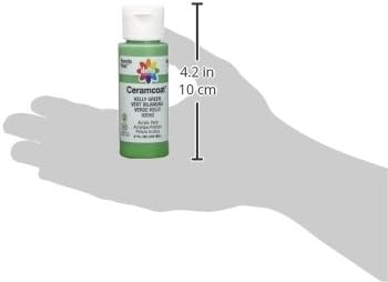 Delta Creative Ceramcoat Acrylic Paint in Assorted Colors (2 oz), 2052, Kelly Green...