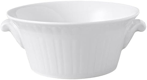 Villeroy & Boch Cellini Cream Soup Cup, 13.5 oz, Premium Porcelain, White...