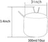 Stainless Steel Sugar Bowl Spice Jar Storage Seasoning Pot with Lid Spoon...