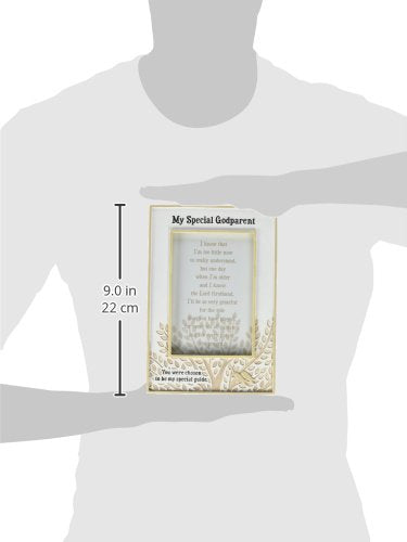 Dicksons My Special Godparent Birds Perched in Tree 4 x 6 Resin Stone Picture Frame...