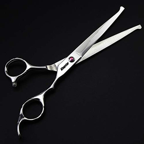 Professional Razor Edge Series - 7.0/8.0" Silver Professional Pet Grooming Cutting Scissors/Shears for Dog Lovers...