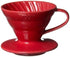 Hario V60 Plastic Coffee Dripper, Size 01, Red...