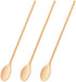 Mr.Woodware 16 Inch Wooden Spoons for Cooking - Set of 3 Long Handle Oval Wooden Spoon for Mixing, Stirring, Tasting - Kitchen Wooden Utensils For...