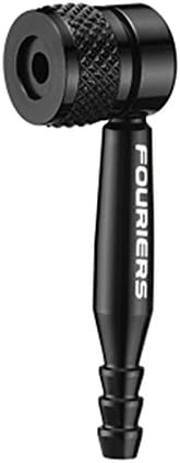 Fouriers CNC Floor Pump Disc Wheel Adapter 90 Degree Convert to Presta Valve pe005...