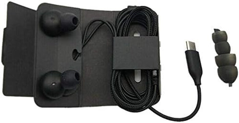 Stereo Earphones Compatible for Samsung Galaxy Note 10, Note 10+, S10, S9 Plus, Braided Cable with Mic and Volume Remote - Type-C Connector...