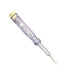 Fielect Tester Screwdriver, Voltage Tester Light Circuit Tester Electric Test Pen Screwdriver AC100-500V Clear 1pcs...