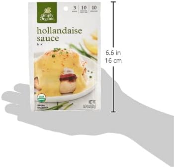 Simply Organic Organic Hollandaise Sauce Mix, 0.74 OZ...