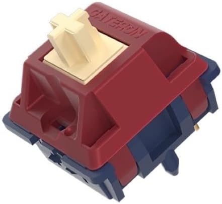 Gateron Quinn Keyboard Switches, 5-Pin Tactile Switches, Factory Pre-lubed,59gf Switches Keyboards,Compatible with RGB LED, Suitable for MX Mechan...