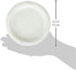 Blue Sky 100 Count Disposable Plastic Plates, 6-Inch, White...