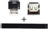 NFHK Up Angled USB 2.0 Type-A Male to Female Extension Data Flat Slim FPC Cable for FPV & Disk & Scanner & Printer 50CM...