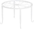 1 Pack Metal potted plant stand, rust-proof iron flower pot stand, heavy duty pot stand for indoor patio(White)...