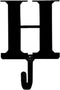Village Wrought Iron Letter H Wall Hook Small...
