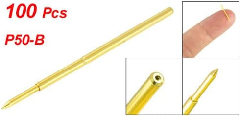 uxcell 0.3mm Dia Spear Tip Spring Loaded Test Probes Pins 100 Pcs...