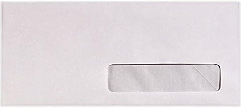 #10 Right Side Window Envelopes (4 1/8 x 9 1/2) - 24lb. Bright White (50 Qty.)...