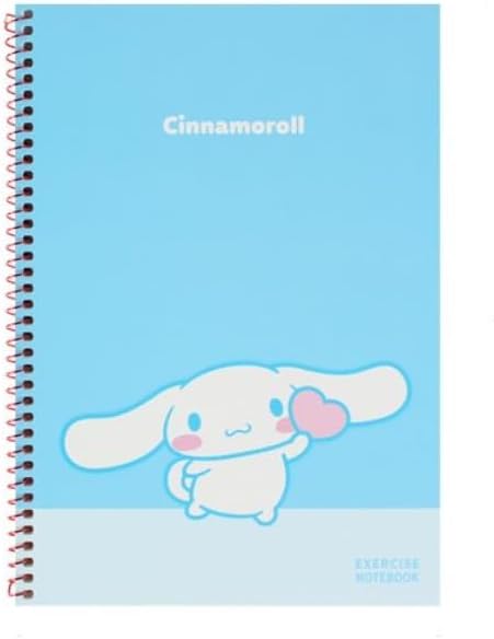 Cute Unruled Blank Spiral Notebook, About 60 Sheets, 7.3 x 10.3 Inches (Sky Blue)...