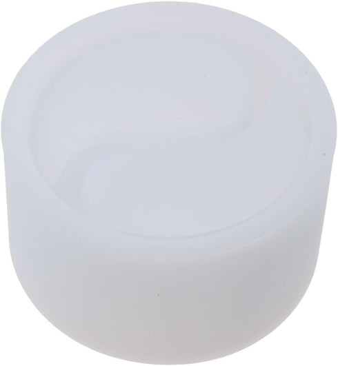 Yin Yang Candle Jar Silicone Mould Gypsum Resin Casting Silicone Mould for Candles and Storage Box DIY Craft Making...