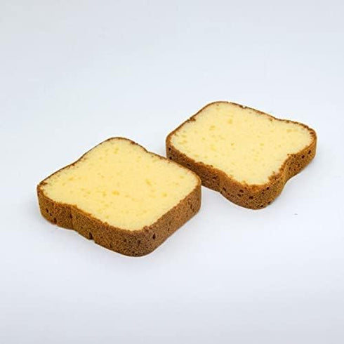 2-Count Fun Toast Dish Washing Compressed Cellulose Sponge for Kitchen Cleaning Supplies...