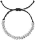 4Pcs Boho Adjustable String Braided Bracelets Handmade Weaving Rope Clear Crystal Seed Beaded Ocean Bracelet for Women Men Unisex Healing Power Je...