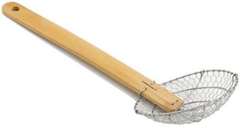 Bamboo Handle S/S Coarse Skimmer (4")...