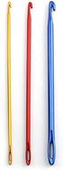 NX Garden Crochet Hook 3PCS Afghan Tunisian Aluminium Crochet Hook Knitting Needle with Eye for Sewing Accessories......