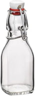 Bormioli Rocco Swing Bottle - 4.25 oz, Recyclable Glass with Airtight Seal - BPA-Free & Dishwasher Safe - Ideal for Infused Drinks, Juices, Oils -...