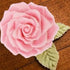 Large Rose Mold Silicone,Rose Flower and Leaves Fondant Cake Molds,Leaf Candy Chocolate Molds for Wedding Cake Decoration, Sugarcraft,Cupcake Topp...
