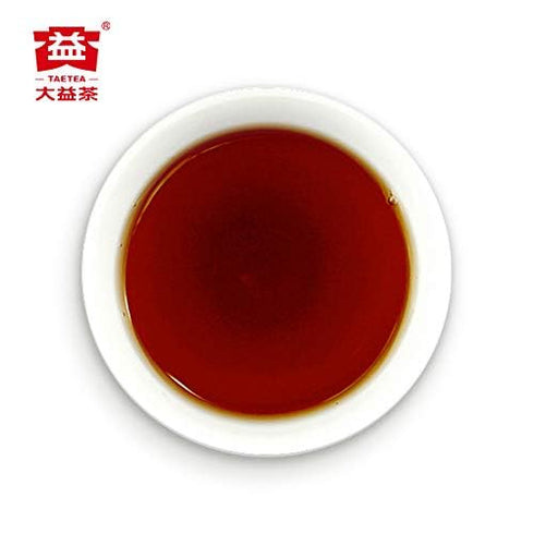 TAETEA 7572 Classic Pu-erh Tea, Aged Puerh Pu'er Tea Cake Black Tea for Daily Drink and Gift 150g / 5.29oz (Ripe)...
