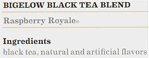 Bigelow 003401 Raspberry Black Tea, Raspberry, 0.34 lbs, 28/Box...