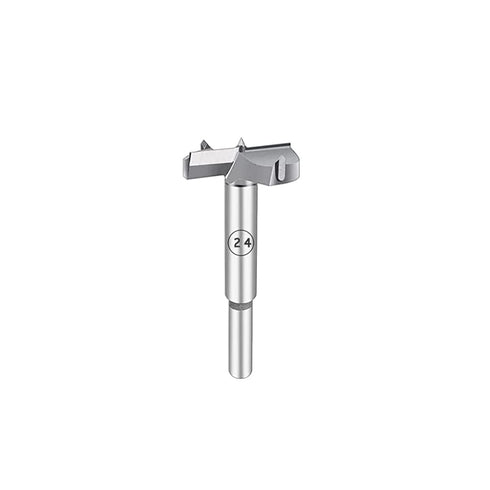 Forstner Drill Bit, 24mm Tungsten Steel Wood Boring Bit, Round Shank Wood Tools, Wood Boring Bit, Forstner Drilling Bit Cutter Bit,Woodworking Hol...