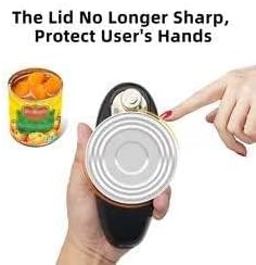Kitchen's Modern Cordless Can Opener - Automatic, Effortless, Soft Edges, One Touch, Battery Operated, Modern Tool, Easy to Use, Kitchen Gadget Ma...