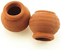 Miniature Tiny Clay Pots Pottery Planter for Mini House DIY Mini Garden Plants and Desktop/Windowsill Decoration, 8 Pcs...