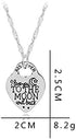 Silver Color Elegant Heart Pendant Necklace for Women Jewelry Accessories Gift Creative Design...