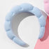 6 Pack Spa Sponge Headbands for Washing Face,Skincare Headbands,Makeup Headband, Terry Cloth Headband Bubble Soft Puffy Headband for Women and Gir...