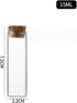 12Pcs 15ML 0.5OZ Mini Glass Bottles Small Tubes Jars Test Tube with Cork Stopper Wish Bottles Message Bottles Tiny Glass Vials Jars for DIY Craft ...