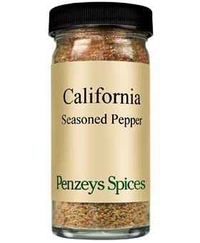 California Style Seasoned Pepper By Penzeys Spices 2.3 oz 1/2 cup jar (Pack of 1)...