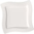 Villeroy & Boch New Wave Square Salad Plate, 9.5 in, Premium Porcelain, White...