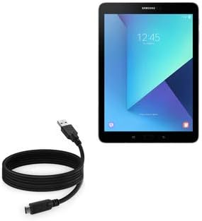 BoxWave Cable Compatible with Samsung Galaxy Tab S3 - DirectSync - USB 3.0 A to USB 3.1 Type C, USB C Charge and Sync Cable - 6ft - Black...