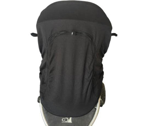 Sun Shade for Strollers Sun Cover Baby Stroller Sun Protection UV Sun Sleep Shade for Infant Strollers Joggers Pram Pushchair Sunshade Buggy Black...