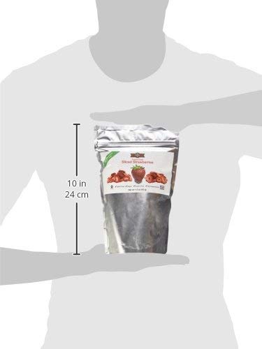 BioTree Labs Freeze Dried Sliced Strawberries - Pack of 1.5 oz, 100% Natural Sliced Fruit, Great for Healthy Snacks, Cereal Toppers, Cupcakes, Smo...