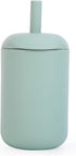 Set of 3 Extra Thick Silicone Sippy Cups for Toddlers | Platinum Food and Medical Grade | 1-3 Training Cup with Straws, Stoppers | BPA Free | CPC ...