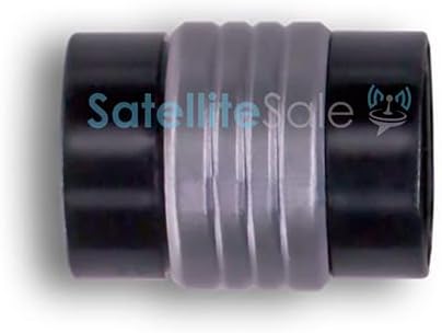SatelliteSale Digital Toslink SPDIF Optical Female to Female Coupler PVC Black Adapter...