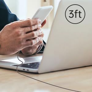 Kuulaa 7pin Magnetic Charging Cable 2Pack 3FT 540° Rotating Magnetic Phone Charger Cable 3A Fast Charging Data Transfer Magnetic USB Cable Nylon-B...