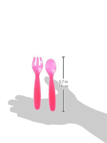 Nuby 9-Piece Fork and Spoon Travel Set, Colors May Vary...