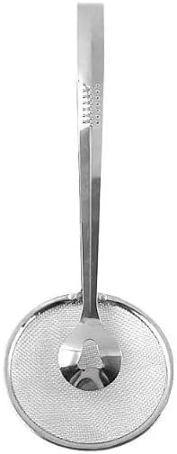 Multi-Functional Stainless Steel Kitchen Tongs with Built-in Strainer Spoon - Ergonomic, Heat-Resistant, and Durable Tool for Cooking and Serving...