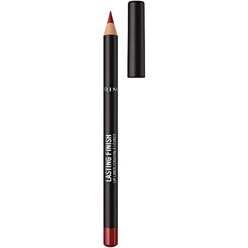 Rimmel Lasting Finish 8HR Soft Lip Liner Pencil - Vibrant, Blendable Formula to Lock Lipstick in Place for 8 Hours - 580 Bitten Red, .04oz...