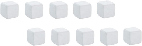 NUOBESTY 24pcs Fish Tank Calcium Stone Calcium Mineral Reptiles Molar Cube Calcium Supplement Grinding Rock Block for Freshwater Aquarium Tank...